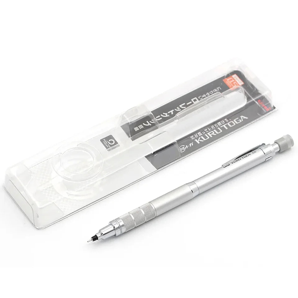 Uni Mechanical Pencil Set M5-1017 Kuru Toga Roulette Model Automatic Lead Spin 0.5mm Office School Supplies Japanese Stationery