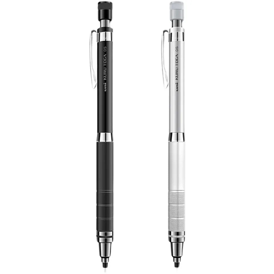 Uni Mechanical Pencil Set M5-1017 Kuru Toga Roulette Model Automatic Lead Spin 0.5mm Office School Supplies Japanese Stationery