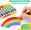 36 Colors Oil Pastels Set - Crayons Bulk Washable Crayon Soft Oil Pastels Crayons for Artists,Teachers, Blending, Drawing, Art Supplies