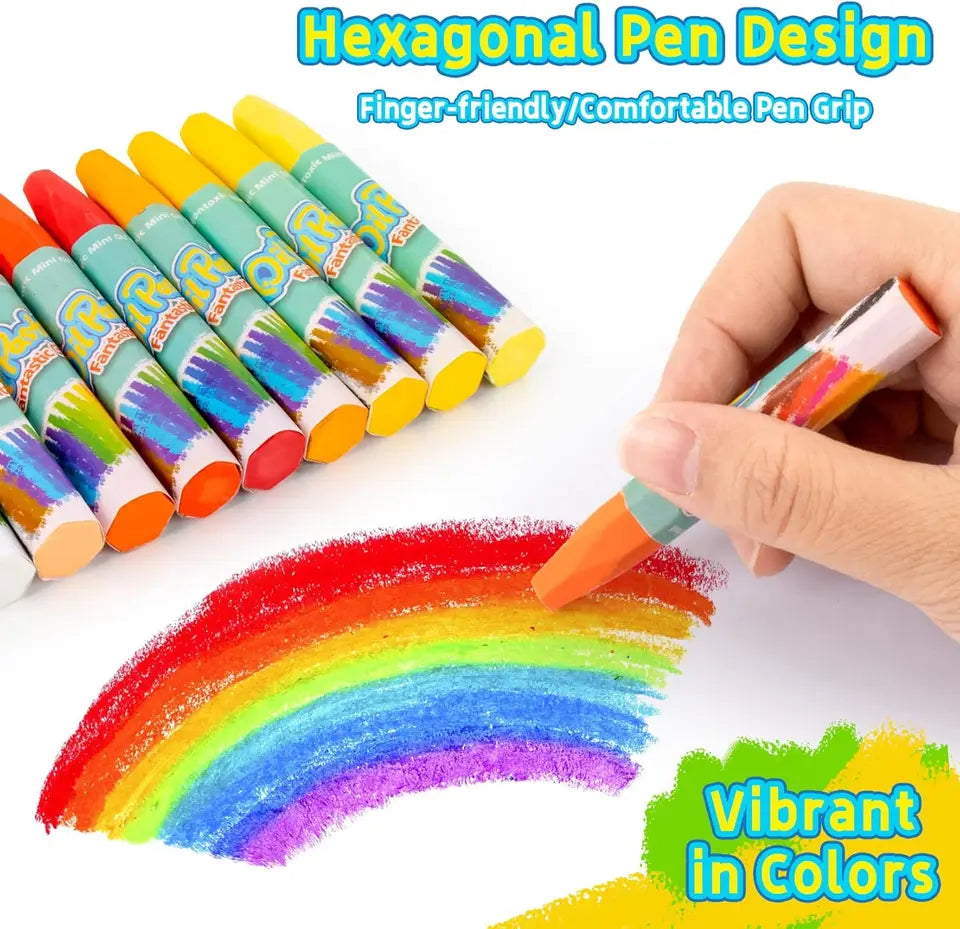 36 Colors Oil Pastels Set - Crayons Bulk Washable Crayon Soft Oil Pastels Crayons for Artists,Teachers, Blending, Drawing, Art Supplies