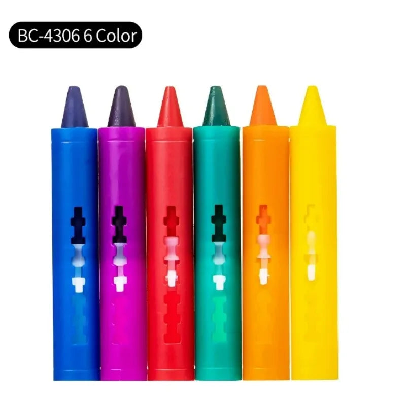 Washable Bath Crayons Set - Colorful, Easy-Clean Bathtub Markers for Youngsters, Fun Shower Art & Crafts